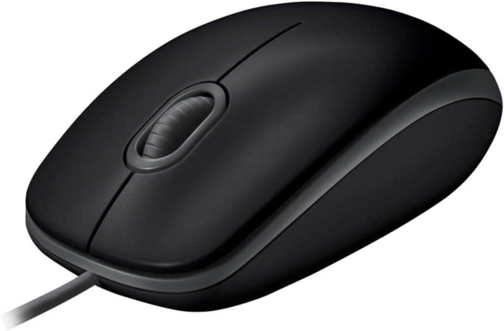 Logitech B110 Silent · cable USB · gris, fotografía 1