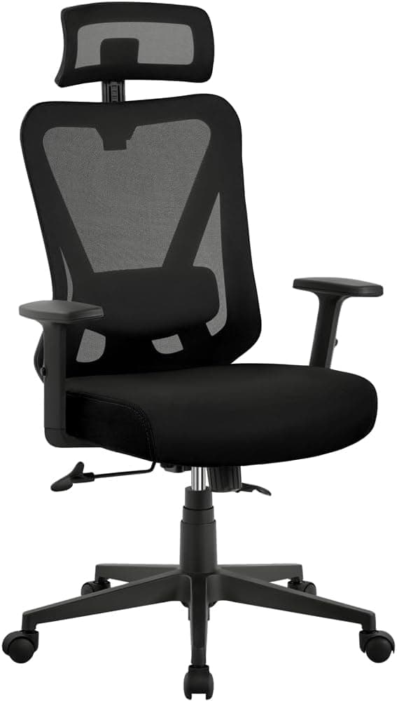 Yaheetech Ergonómica con respaldo bloqueable, fotografía 1