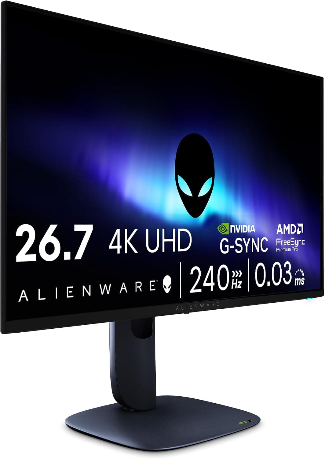 Alienware 27 Monitor Gaming - AW2725Q, 4K UHD (3840x2160), 240Hz, QD OLED, fotografía 1