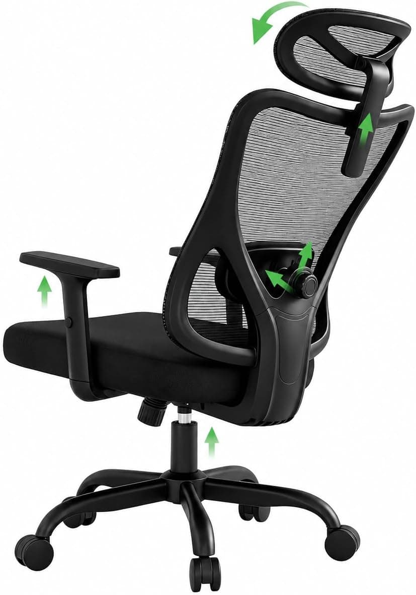 Marsail Ergonómica lumbar ajustable reclinable 130°
