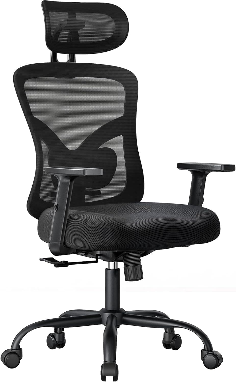 NOBLEWELL Ergonómica lumbar regulable y reposacabezas 2D