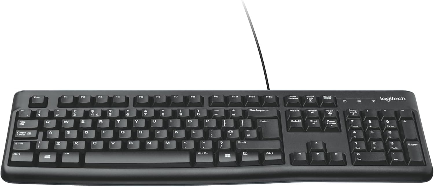 Logitech K120 · español · negro, fotografía 1
