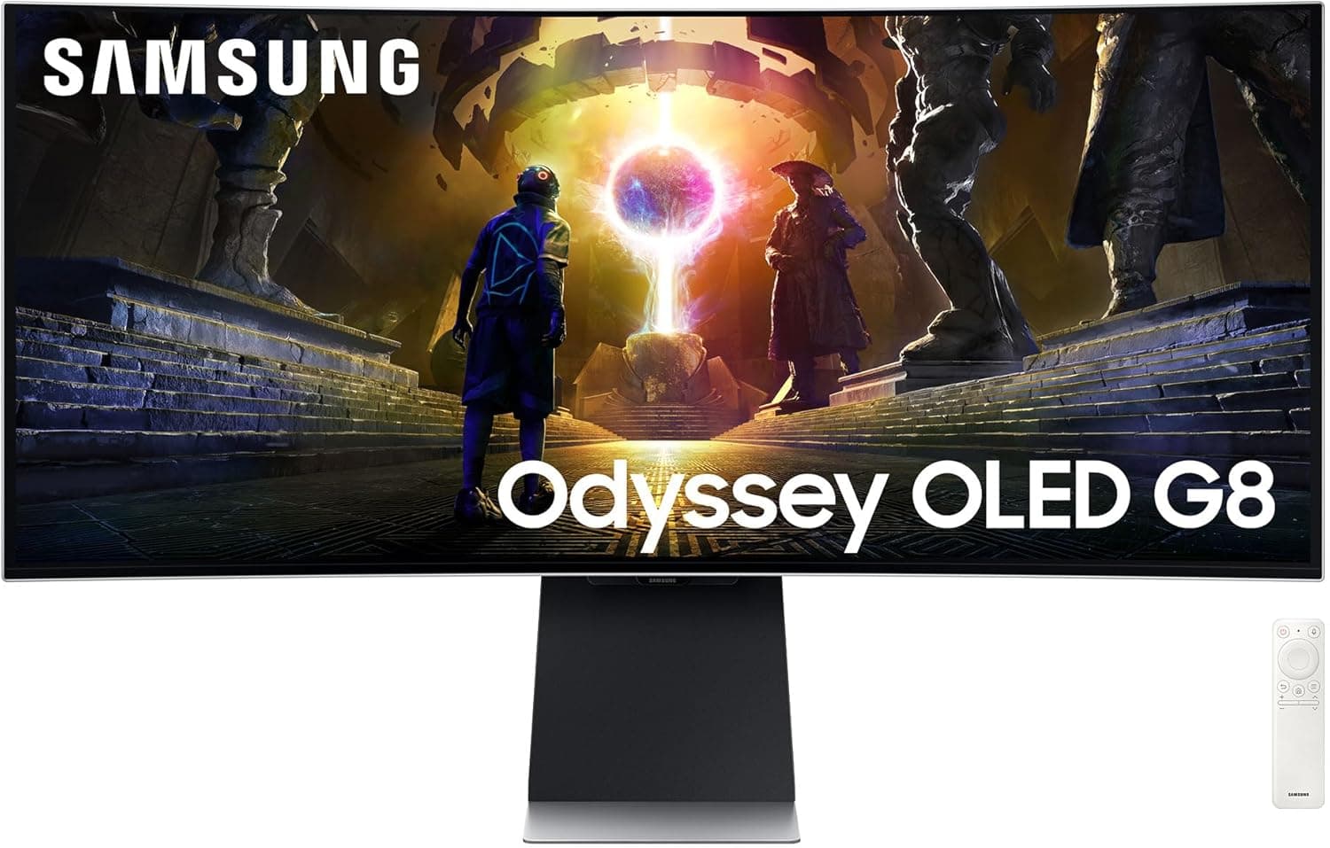 Samsung Odyssey OLED G8 S34DG850SU - Serie G85SD - Monitor OLED - Smart - Gaming - curvo - 86,4 cm (34"), fotografía 1