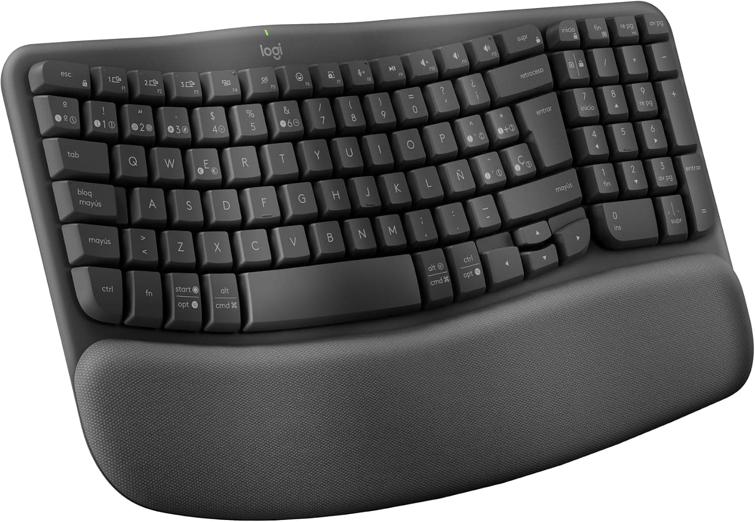 Logitech Wave Keys · español · grafito, fotografía 1