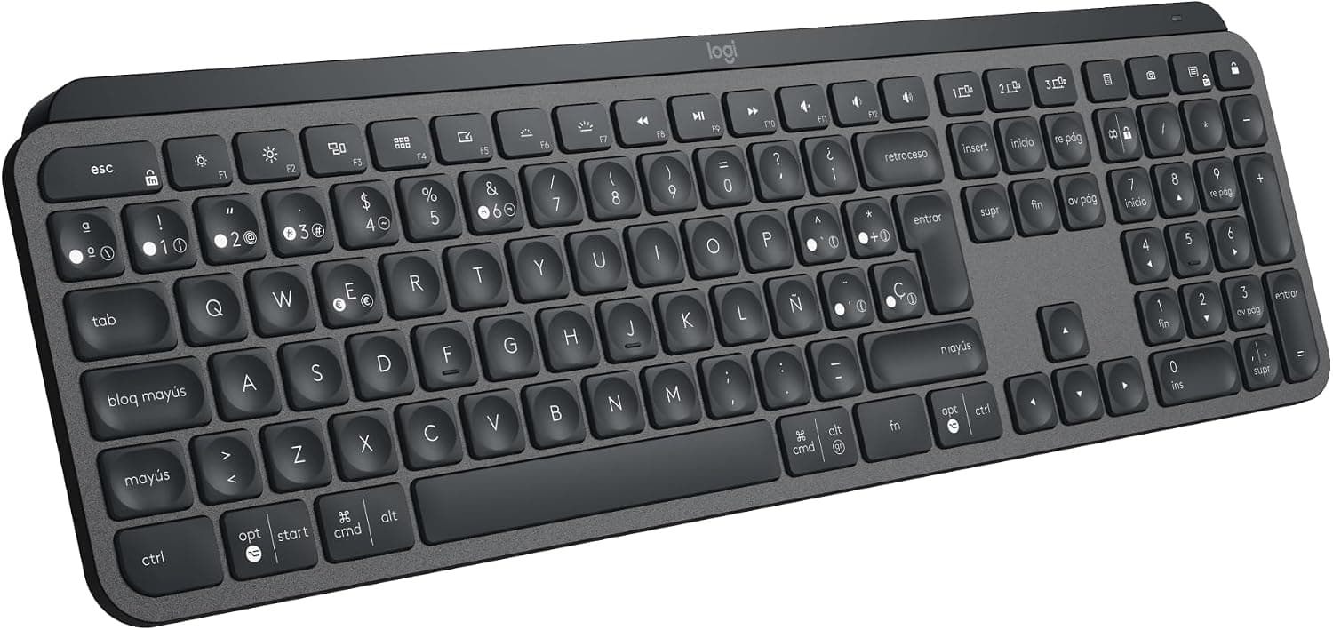 Logitech MX Keys S · español · grafito, fotografía 1