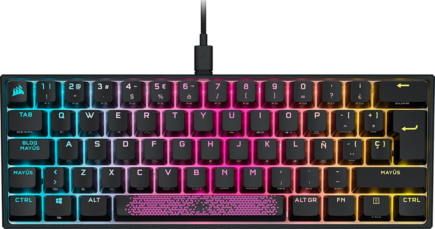 Corsair K65 RGB MINI · CH-9194010-ES · Cherry MX Red, fotografía 1
