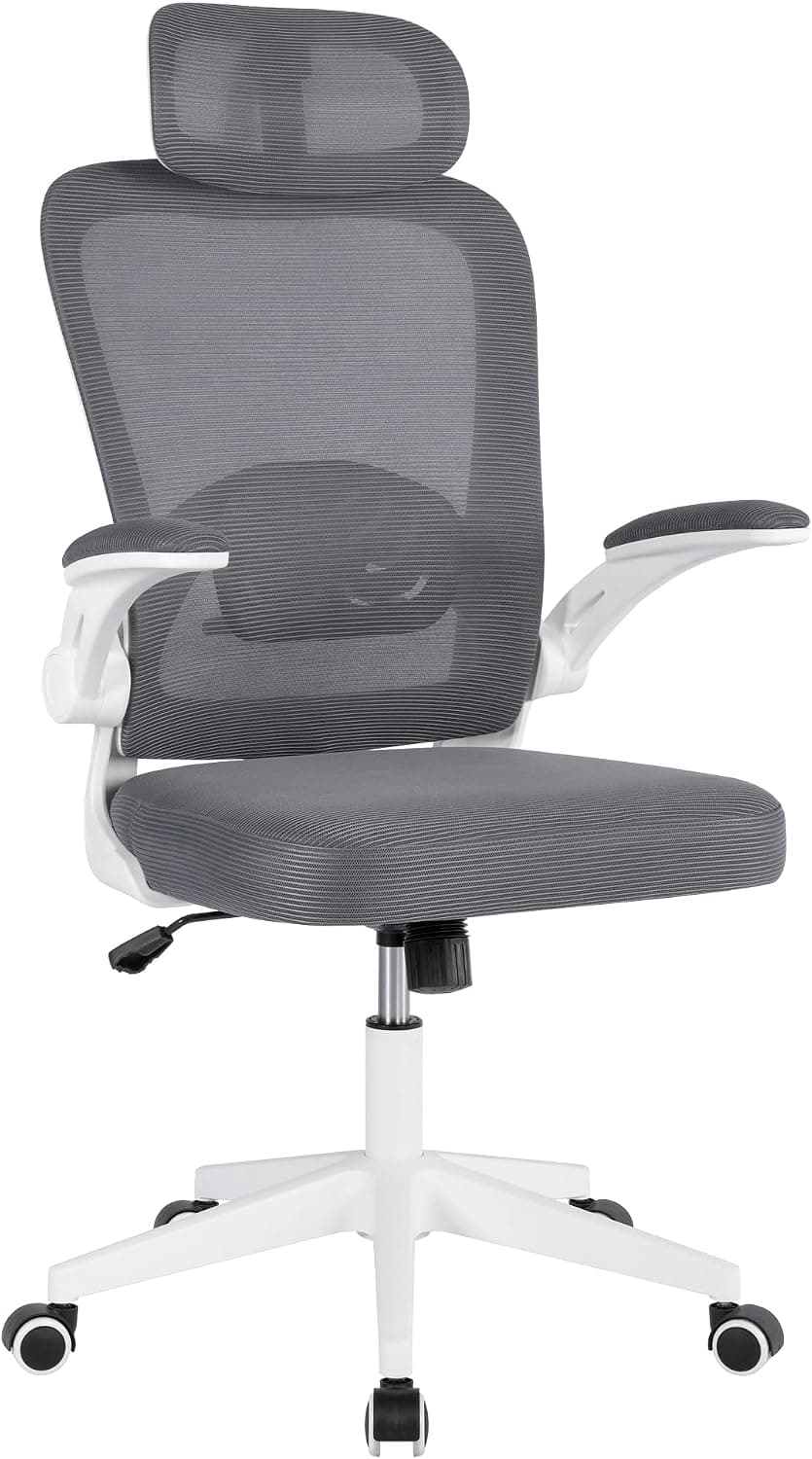 T-LOVENDO.ES Ergonómica respaldo alto gris 150 kg