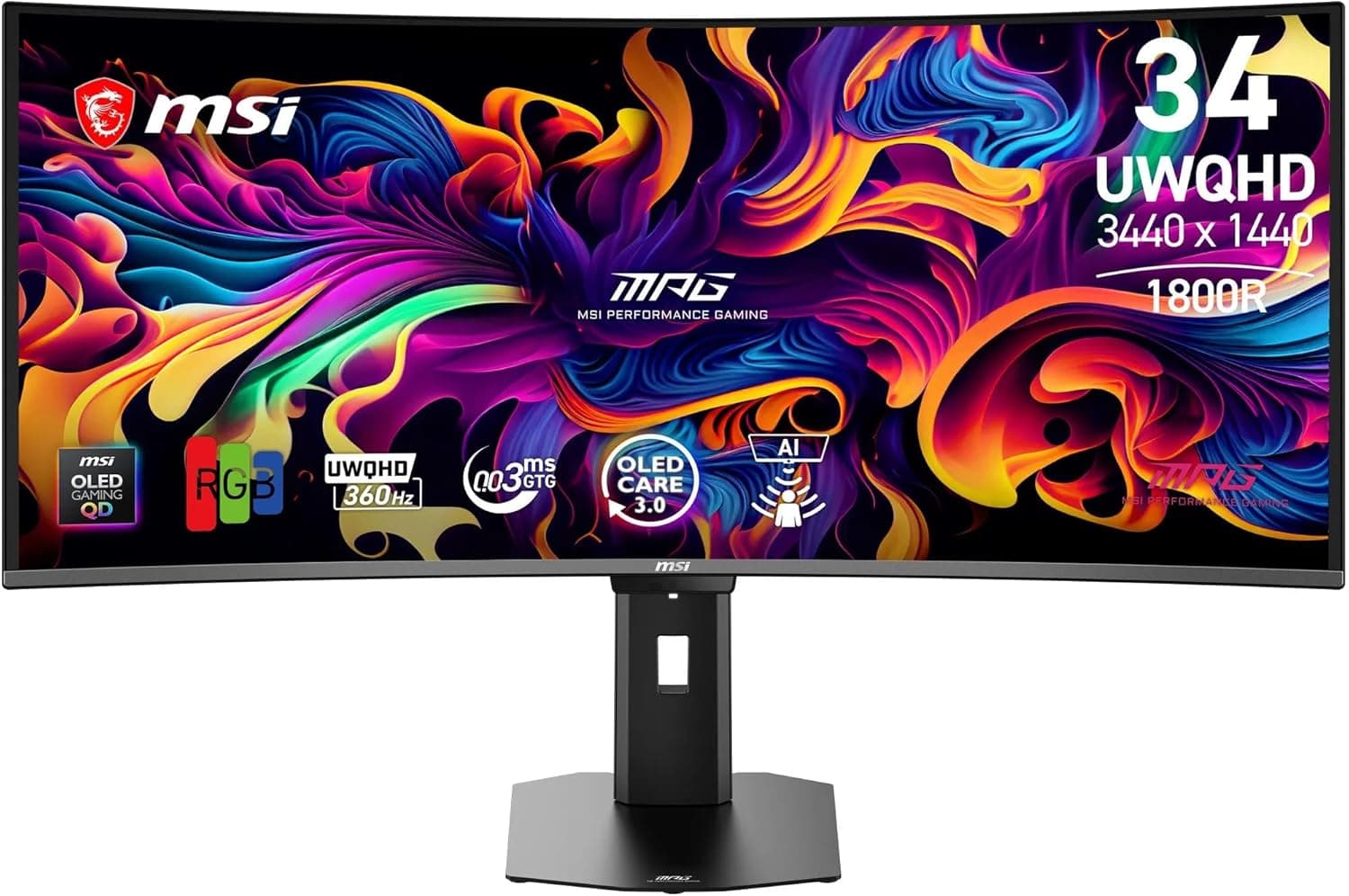 MSI MPG 341CQR X36, fotografía 1
