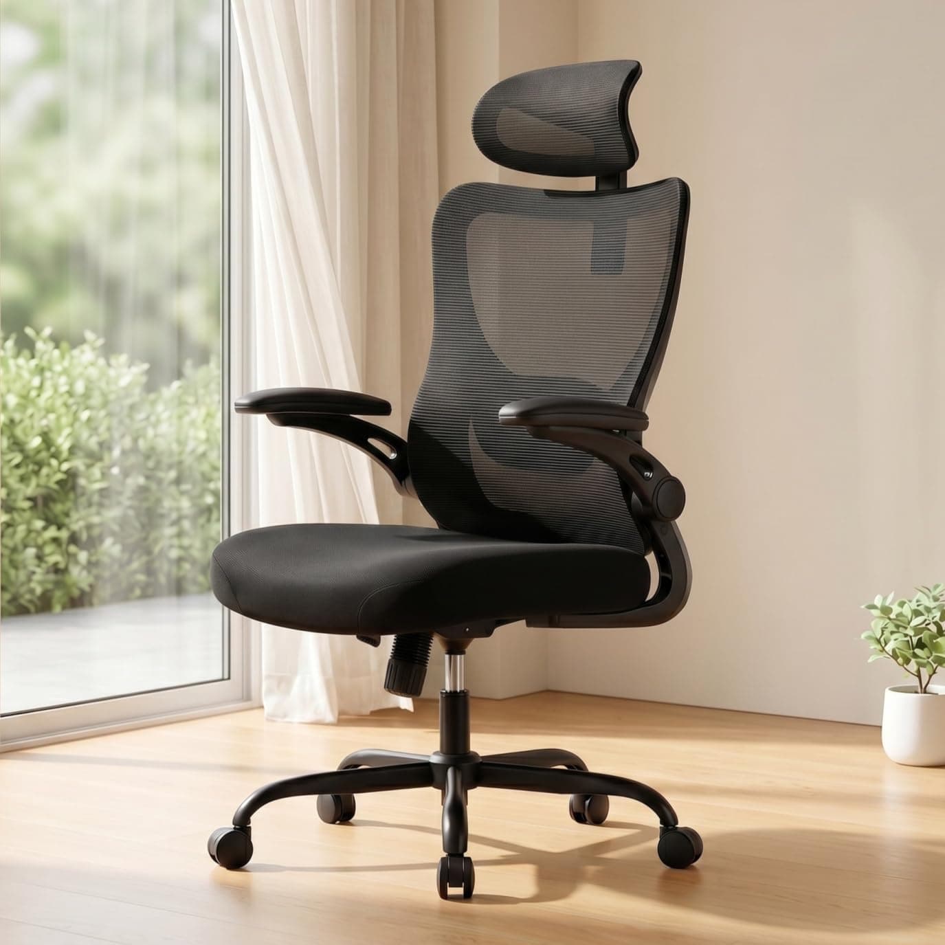 Marsail Ergonómica lumbar 2D y brazos abatibles