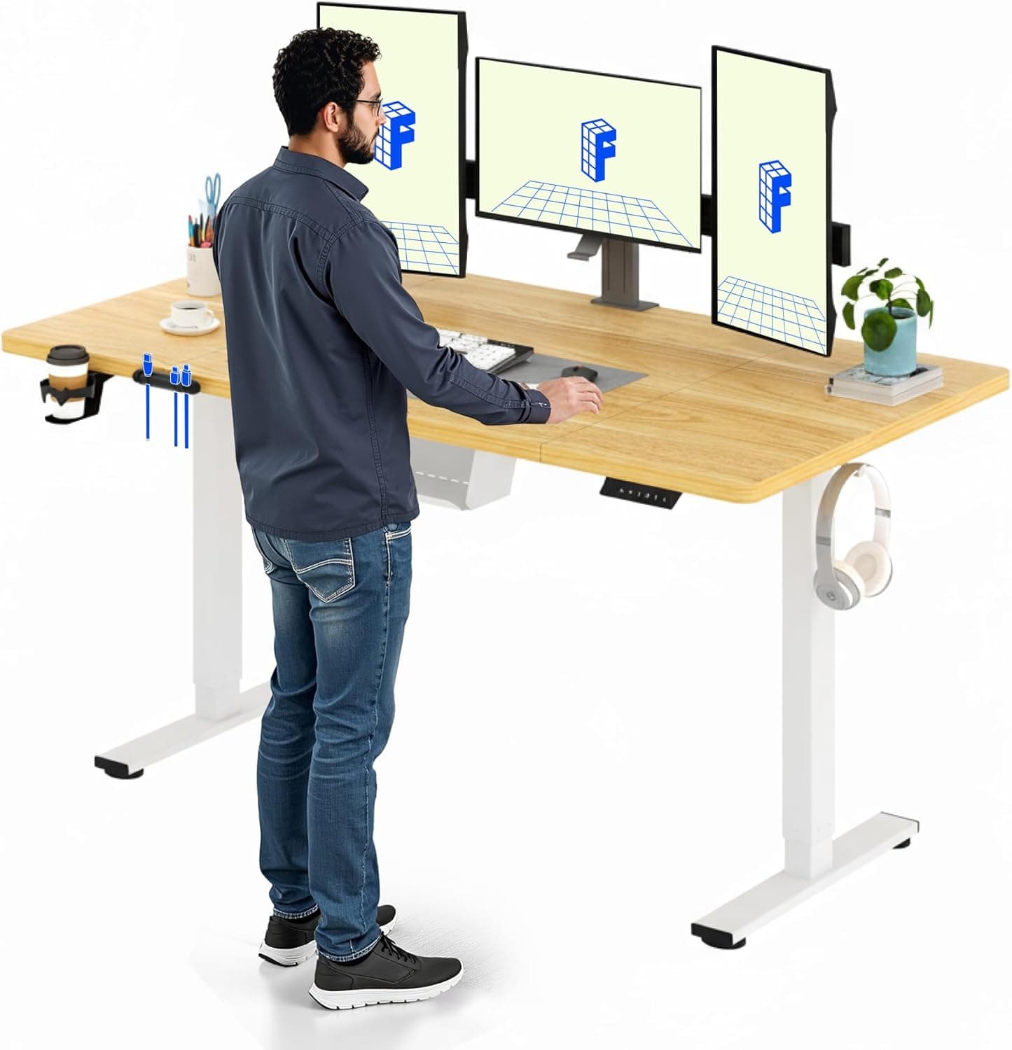 FLEXISPOT Elevable 160 × 60 cm 100 kg